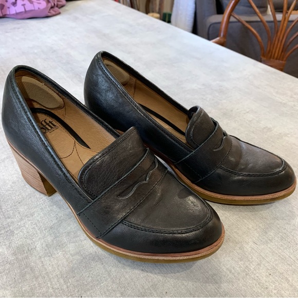 Sofft Shoes - Sofft Sophia Loafer Stacked Heel, 8.5